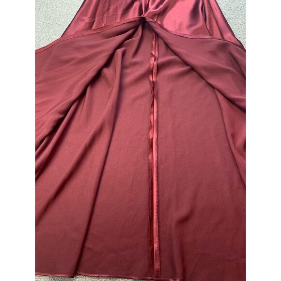 Jenny Yoo Cameron Dress Formal Gown Halter Hibiscus Size 6 - Picture 6 of 12